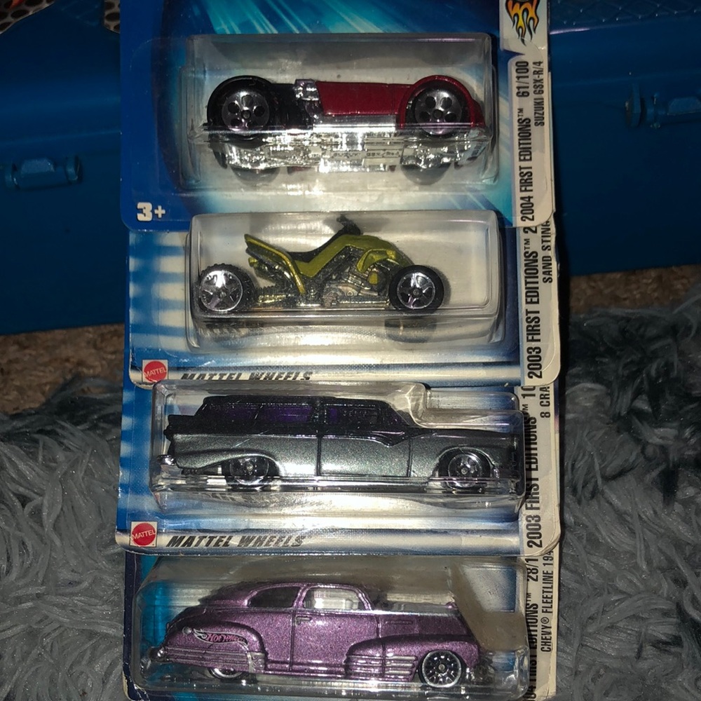4 Hot Wheels from 2004 NIB different sets